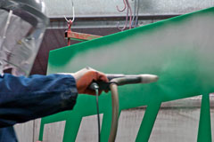 Powder Coating At Benson Signs