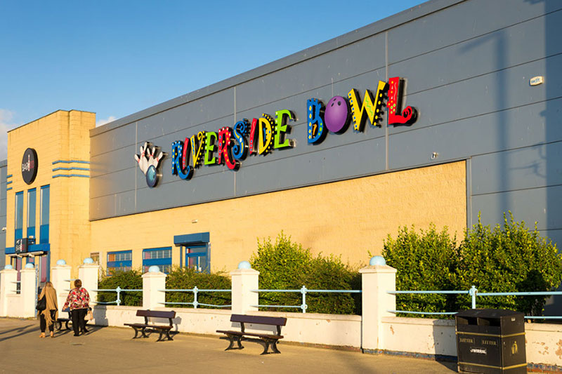 Riverside Bowl New Brighton Signage
