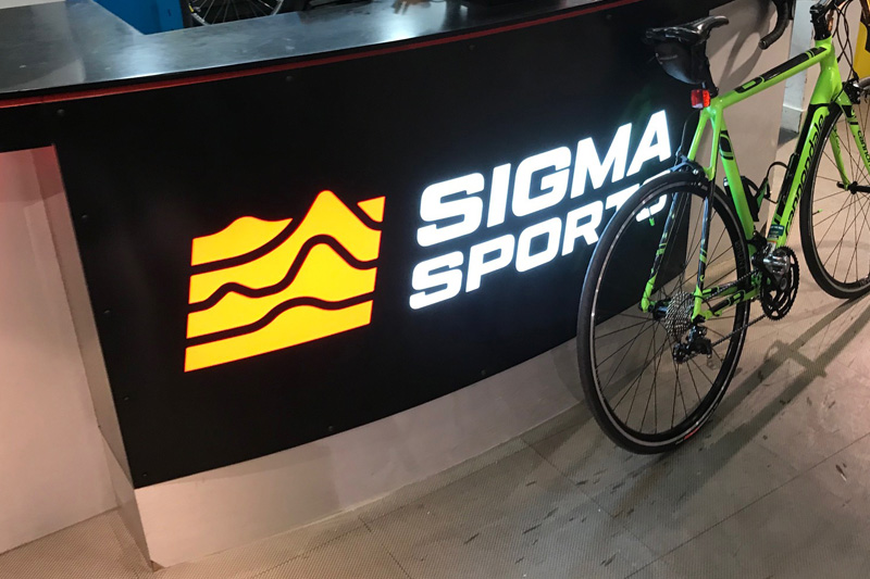 Sigma Sports Internal Signage