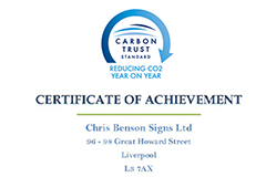 Fourth Carbon Trust Award