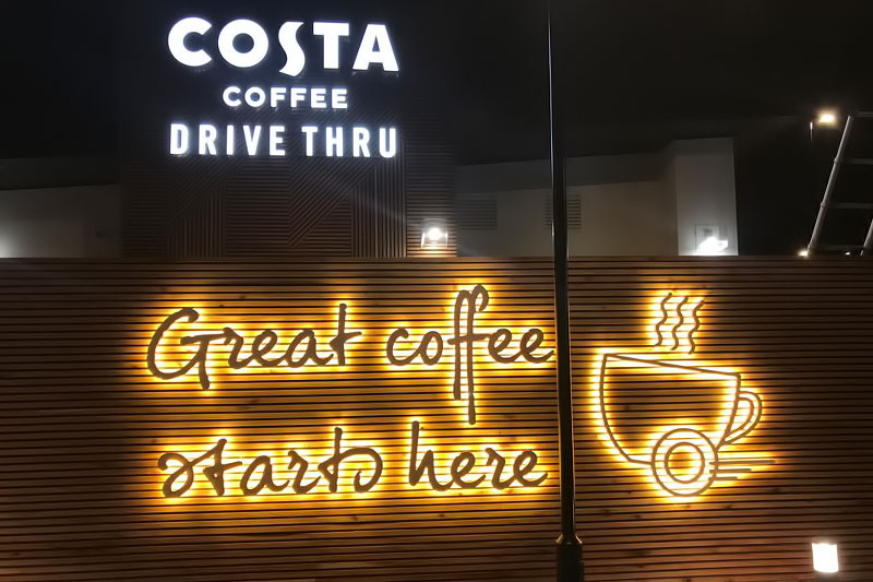 Coatbridge Costa Coffee Drive Thru