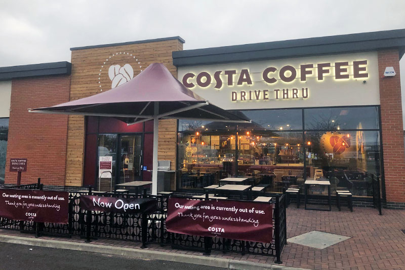 Grimsby Costa Coffee Drive Thru
