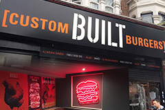 Custom Built Burgers Sign