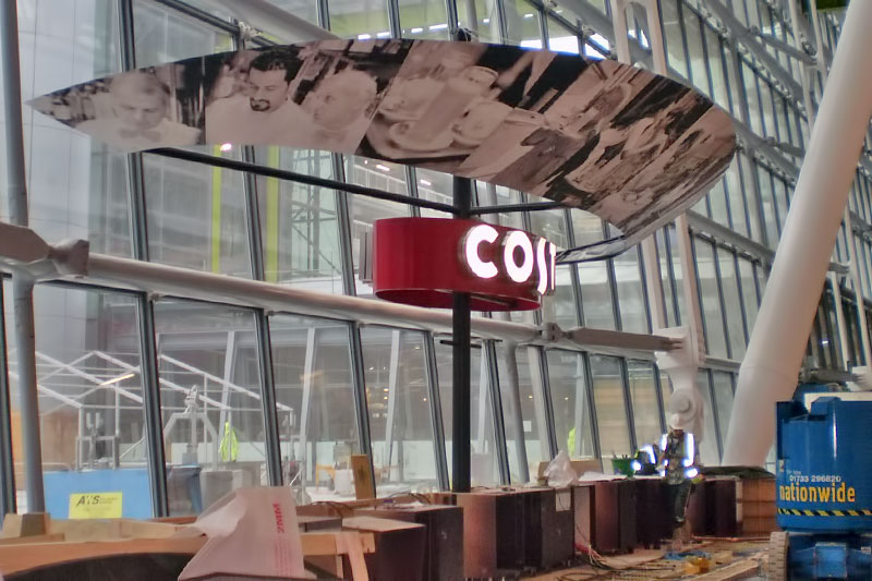 Costa Coffee Heathrow T5 Signage