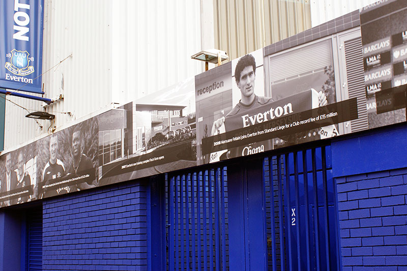 Everton Timeline Signage