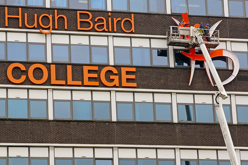 Hugh Baird College Signage Bootle